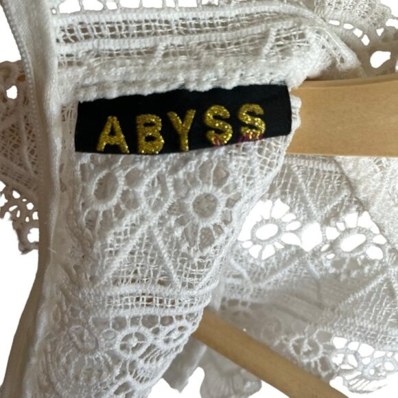 Abyss by Abby Lace Dress Size Small White - Picture 10 of 14